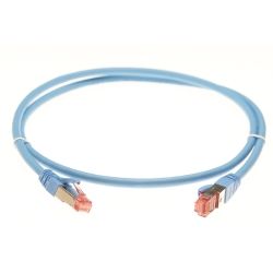 4Cabling Cat6a S/FTP LSZH 1m RJ45-RJ45 Network Cable Blue