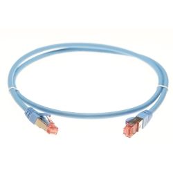 4Cabling Cat6a S/FTP LSZH 2m RJ45-RJ45 Network Cable Blue
