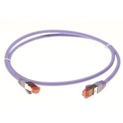 4Cabling Cat6a S/FTP LSZH 3m RJ45-RJ45 Network Cable Purple