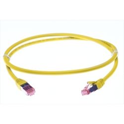 4Cabling Cat6a S/FTP LSZH 1m RJ45-RJ45 Network Cable Yellow