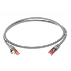 4Cabling Cat6a S/FTP LSZH 1.5m RJ45-RJ45 Network Cable Grey