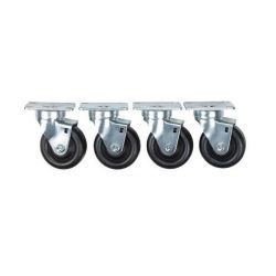 4Cabling Castor Wheel Set of 4 for Server Racks