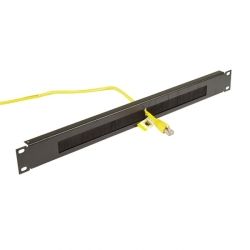 4Cabling 1RU 19 inch Brush Panel