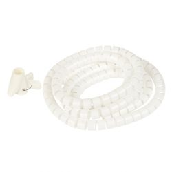 4Cabling Easy Wrap Cable Spiral 25mm x 2.5m White
