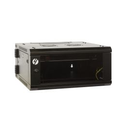4Cabling 4RU 600mm Wide x 600mm Deep Hinged Wall Mount Server Rack