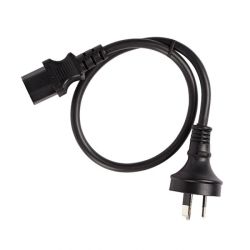 4Cabling IEC C13 to Mains Power Cord 0.5m