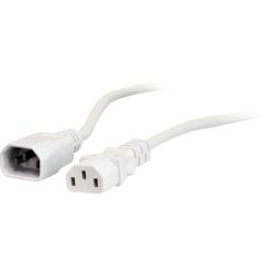 Doss IEC C13 to C14 Extension Cord 5m M-F White