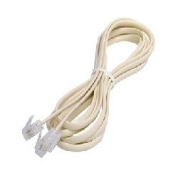 4Cabling Line Cord RJ12/RJ45 5m individually Poly Bagged