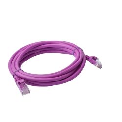 8Ware Cat6a UTP Ethernet Cable Snagless 3m Purple