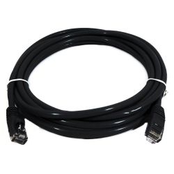 8Ware Cat6a UTP Ethernet Cable Snagless Black 3M
