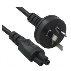 8Ware Power Cable from 3-Pin AU Male to IEC C5 Female Plug in 5m