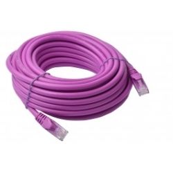 8Ware Cat6a UTP Ethernet Cable Snagless 10m Purple