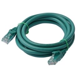 8Ware Cat6a UTP Ethernet Cable Snagless 2m Green