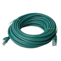 8Ware Cat6a UTP Ethernet Cable Snagless 30m Green