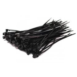 4Cabling Cable Ties 160mm x 2.5mm (4 inch) Black Bag of 1000