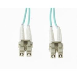 4Cabling 0.5m LC Flexi Boot LC Flexi Boot OM4 Multimode Fibre Optic Duplex Patch Lead