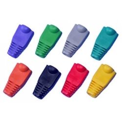 4Cabling RJ45 Cable Boots Yellow 10 Pack