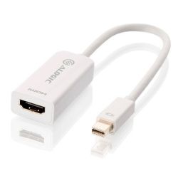 ALOGIC Premium 15cm Mini DisplayPort to HDMI Adapter Male to Female White MOQ:3