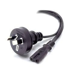 ALOGIC 3m Aus 2-Pin Mains Plug to IEC C7 Male to Female