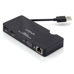 ALOGIC VROVA USB 3.0 Universal Portable Docking Station HDMI or VGA/Gigabit Ethernet/USB 3.0