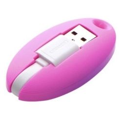 UGREEN USB to Micro USB Key Chain Cable Pink