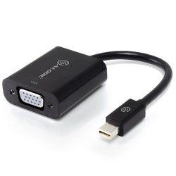 ALOGIC Elements 20cm Mini DisplayPort to VGA Adapter Male to Female Black