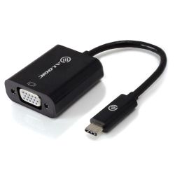 ALOGIC 15cm USB-C to VGA Adapter-Black MOQ:2