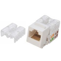 Astrotek Cat6 UTP Keystone Jack for Socket Kit 10ps per Pack Poly Bag White