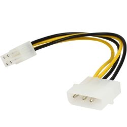 Astrotek Internal Power Molex Cable 20cm 4-Pins to 8-Pins ATX EPS 12V Motherboard Power Supply Adapter Converter