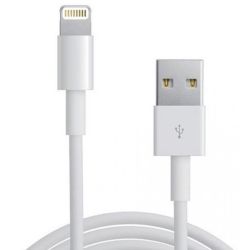 Astrotek iPhone 5/6 Lighting Data Charger Cable 1m USB Type A Male to 8-Pins Male White Colour RoHS