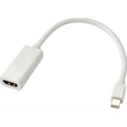 Astrotek Mini DisplayPort DP to HDMI Cable 15cm 20-Pins Male to 19-Pins Female for 4K x 2K Nickle RoHS