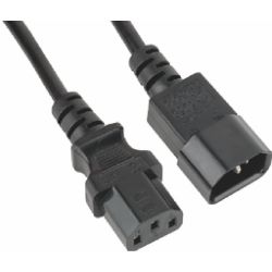 Astrotek 301152-D00000 Power Cable Male-Female Monitor to PC or PC/UPS-to-Device 1.8m