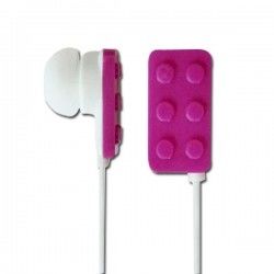 Novelty Earphones Lego Design Mixed Colours