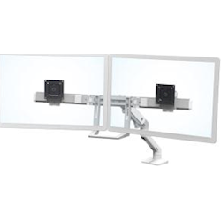 Ergotron HX Desk Dual Monitor Arm White