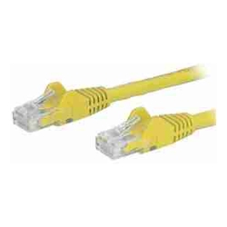 StarTech STARTECH.COM 0.5M CAT6 ETHERNET CABLE YELLOW 650MHZ Snagless PATCH CORD LTW