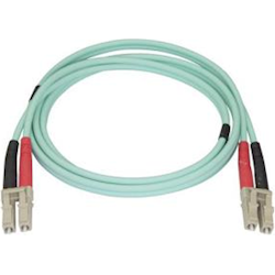 StarTech 2m Aqua MM 50/125 OM4 Fiber Optic Cable