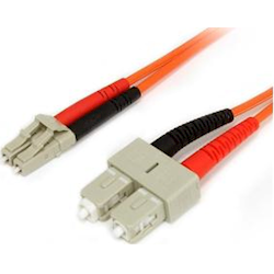 StarTech 2m Multimode Fiber Patch Cable LC SC