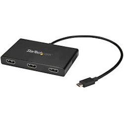 StarTech USB C to HDMI Splitter 3-Port MST Hub