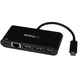 StarTech 3-Port USB C Hub w/ GbE PD USB 3.0