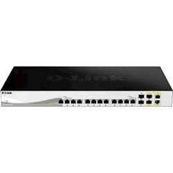 D-Link (DXS-1210-16TC) 16-Port 10 Gigabit Smart Managed Switch with 14 10GBASE-T Ports and 4 SFP+ (2 Combo) Ports