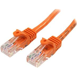 StarTech 0.5m Orange Snagless Cat5e Patch Cable