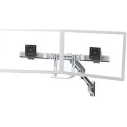 Ergotron HX Wall Dual Monitor Arm Polished