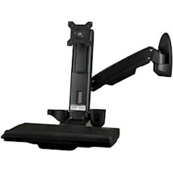 StarTech Sit Stand Desk Wall Mount One Monitor