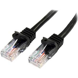 StarTech 3m Black Snagless UTP Cat5e Patch Cable
