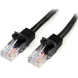 StarTech 5m Black Snagless UTP Cat5e Patch Cable