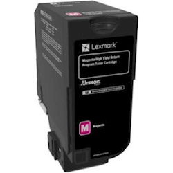 Lexmark CS725 Magenta High Yield Return Program Toner Cart 12K