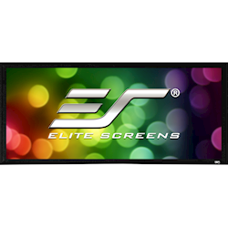 Elite Screens 200 Fixed Frame 16:9 Sable Frame Projector Screen 6cm Black Velvet Border