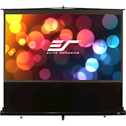Elite Screens 80 Portable 16:10 Pull-Up Projector Screen Floor Pull Up Swivel Legs ezCinema