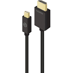 ALOGIC  SmartConnect 2m Mini DisplayPort to HDMI Premium Cable with 4K Support Male to Male