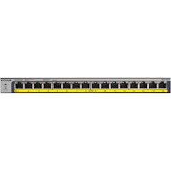 NETGEAR 16-Port PoE/PoE+ Gigabit Ethernet Unmanaged Switch with 76W PoE Budget Rack-mount or Wall-mount (GS116LP)